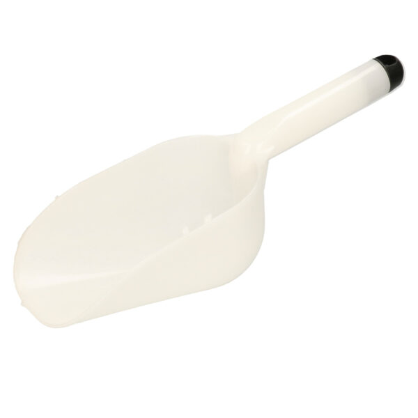 Plasticforte Schep - wit - kunststof - 31 x 9 cm - doseerschep -