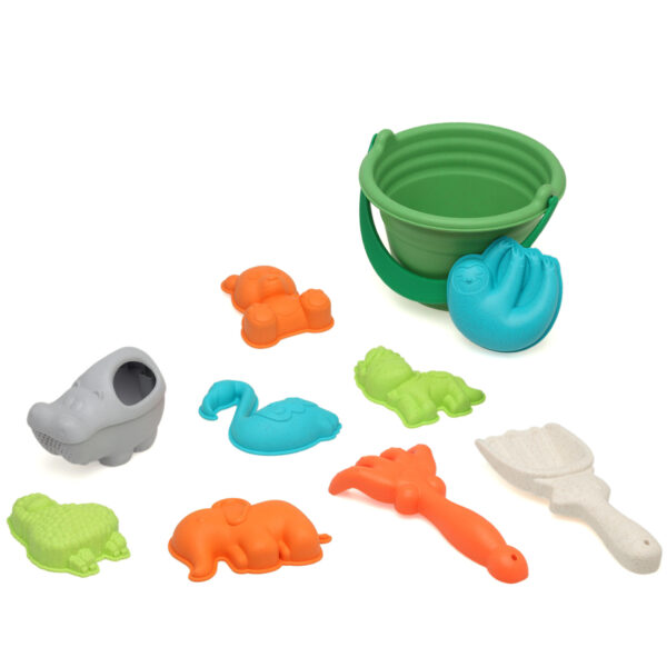 Atosa Strand/zandbak set - emmer/schepjes - vormpjes - dieren thema -