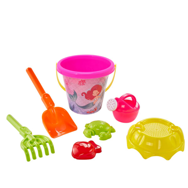 Atosa Strand/zandbak set - emmer/schepjes - vormpjes - zeemeermin -